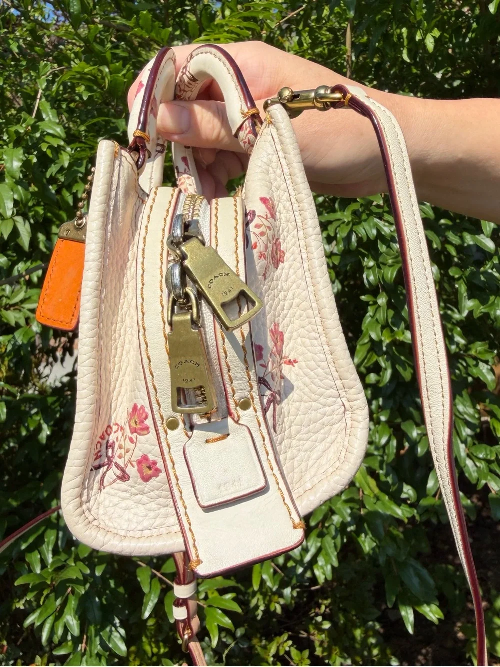 Coach Rogue 17 with Floral Bow Print (26835)